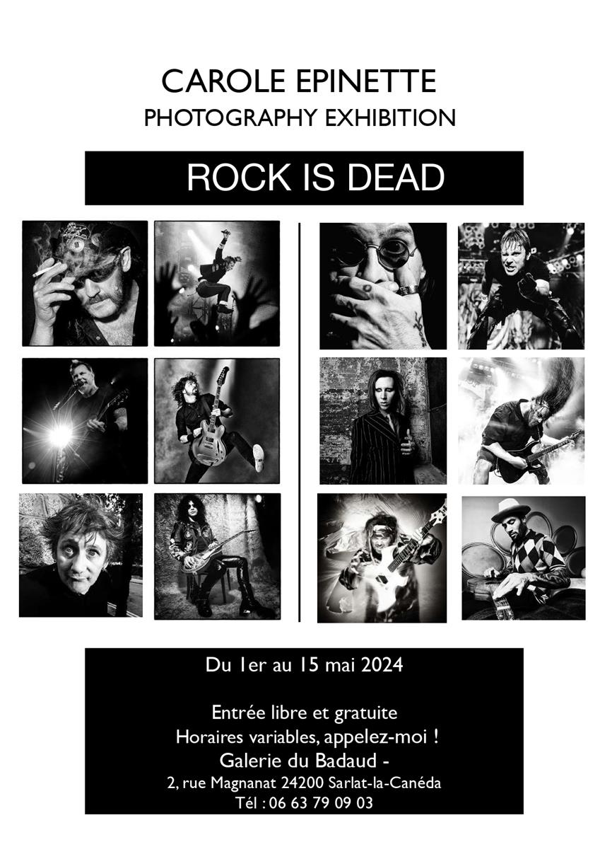 Exposition photo "Rock is dead"