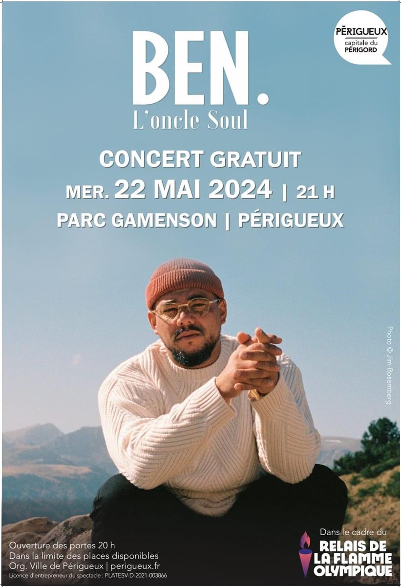 Concert Ben l'oncle soul - Crédit: Ville de Périgueux | CC BY-NC-ND 4.0