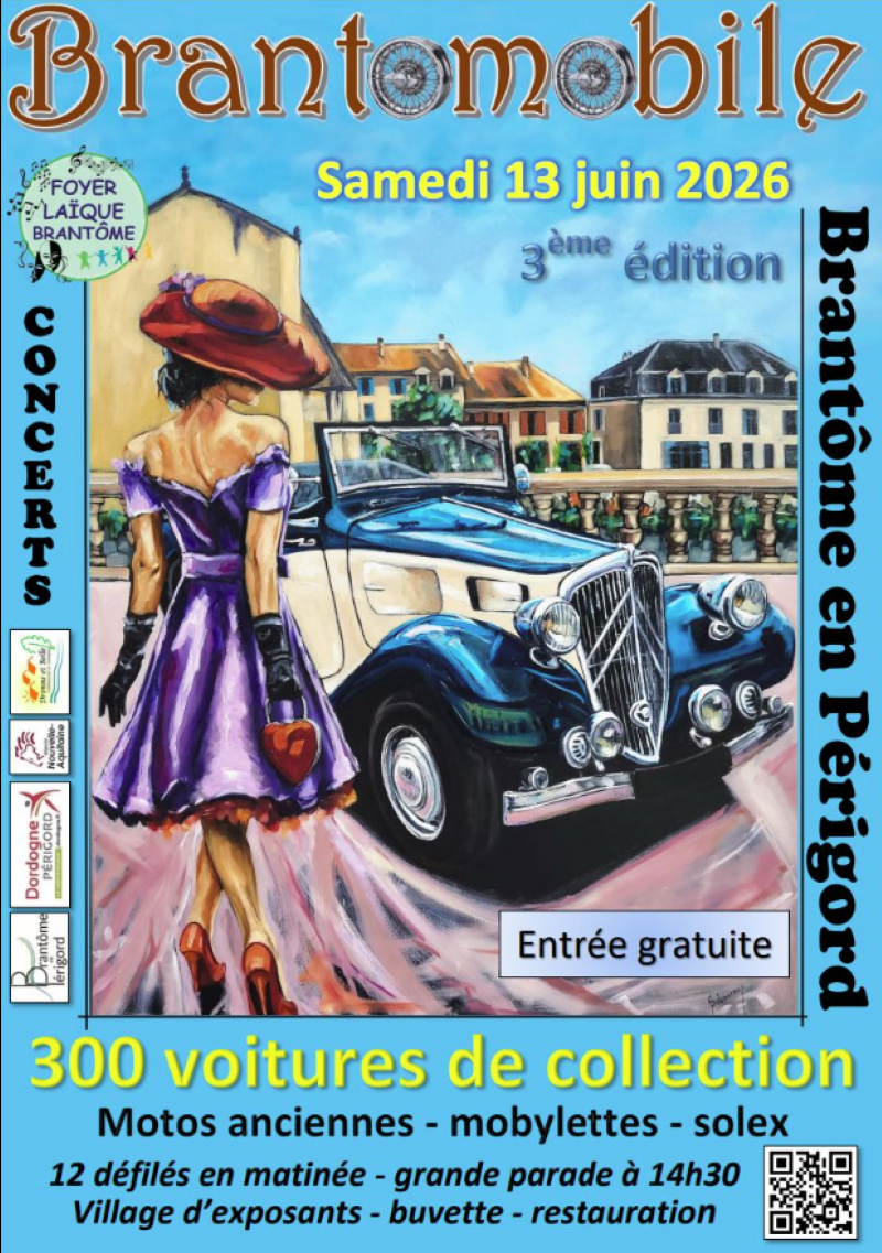 Brantomobile 3ème édition : 300 voitures de co ...