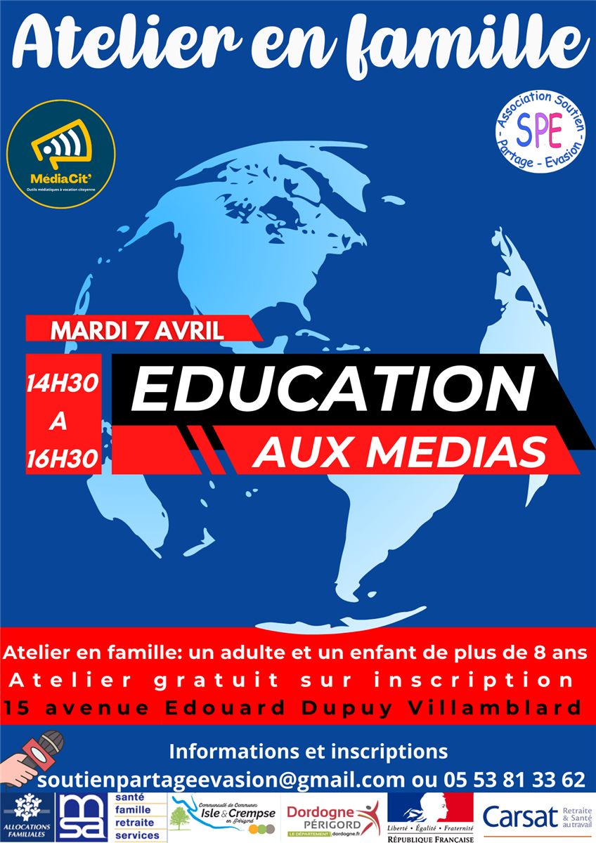 Atelier Education aux médias