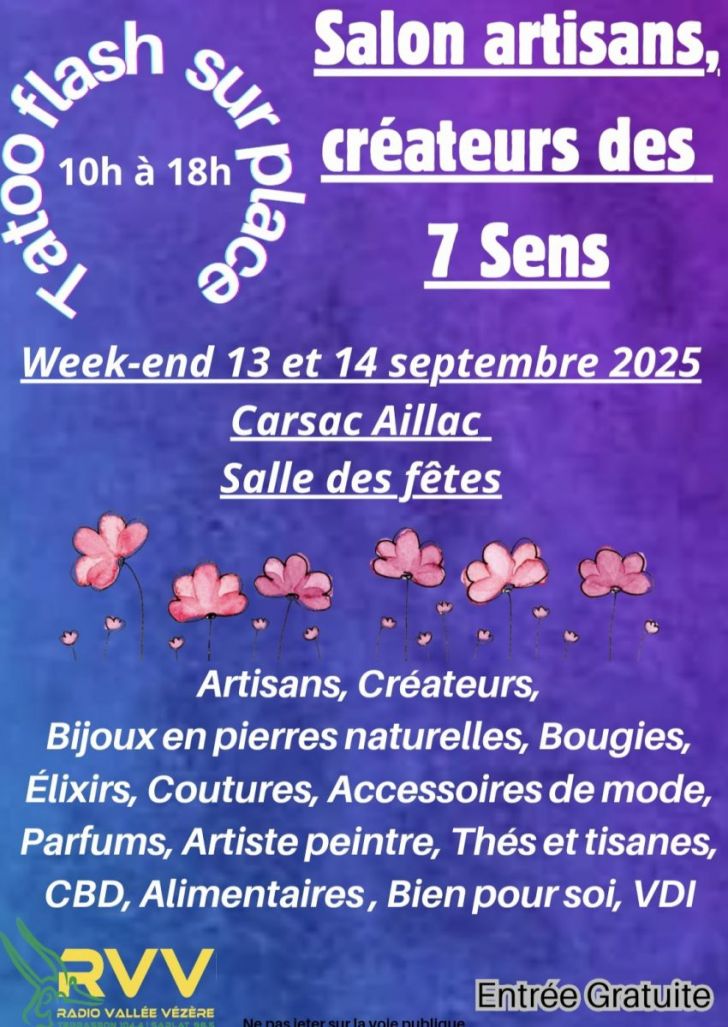 Salon artisans et créateurs des 7 sens
