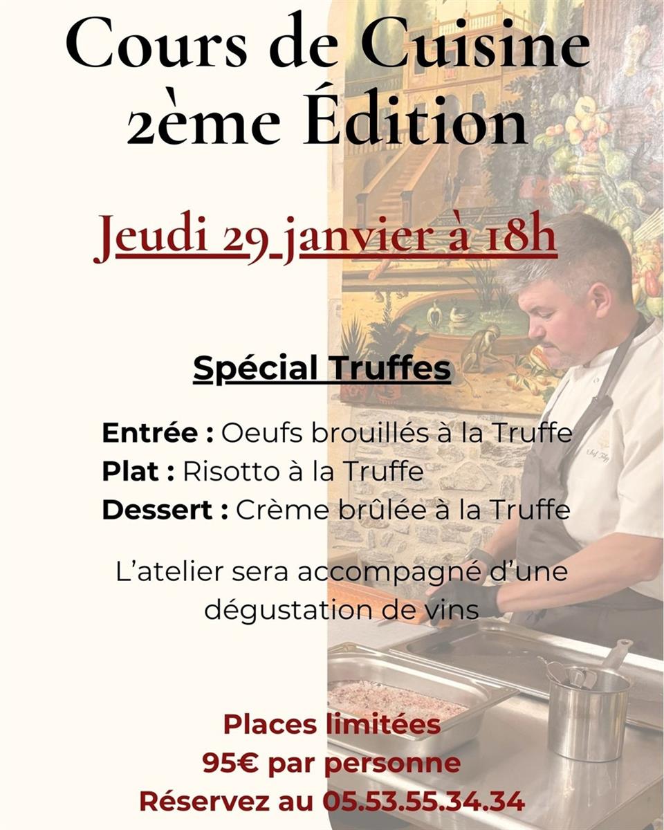 Cours de cuisine Spécial Truffe