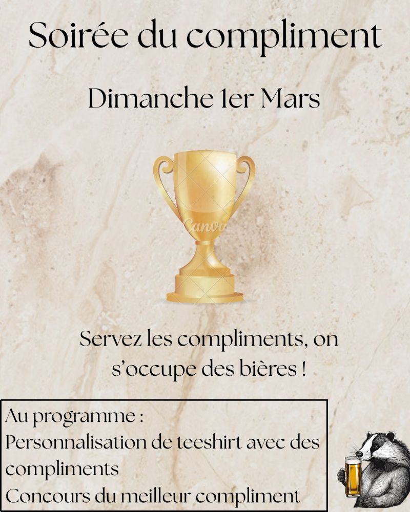 Soirée du compliment