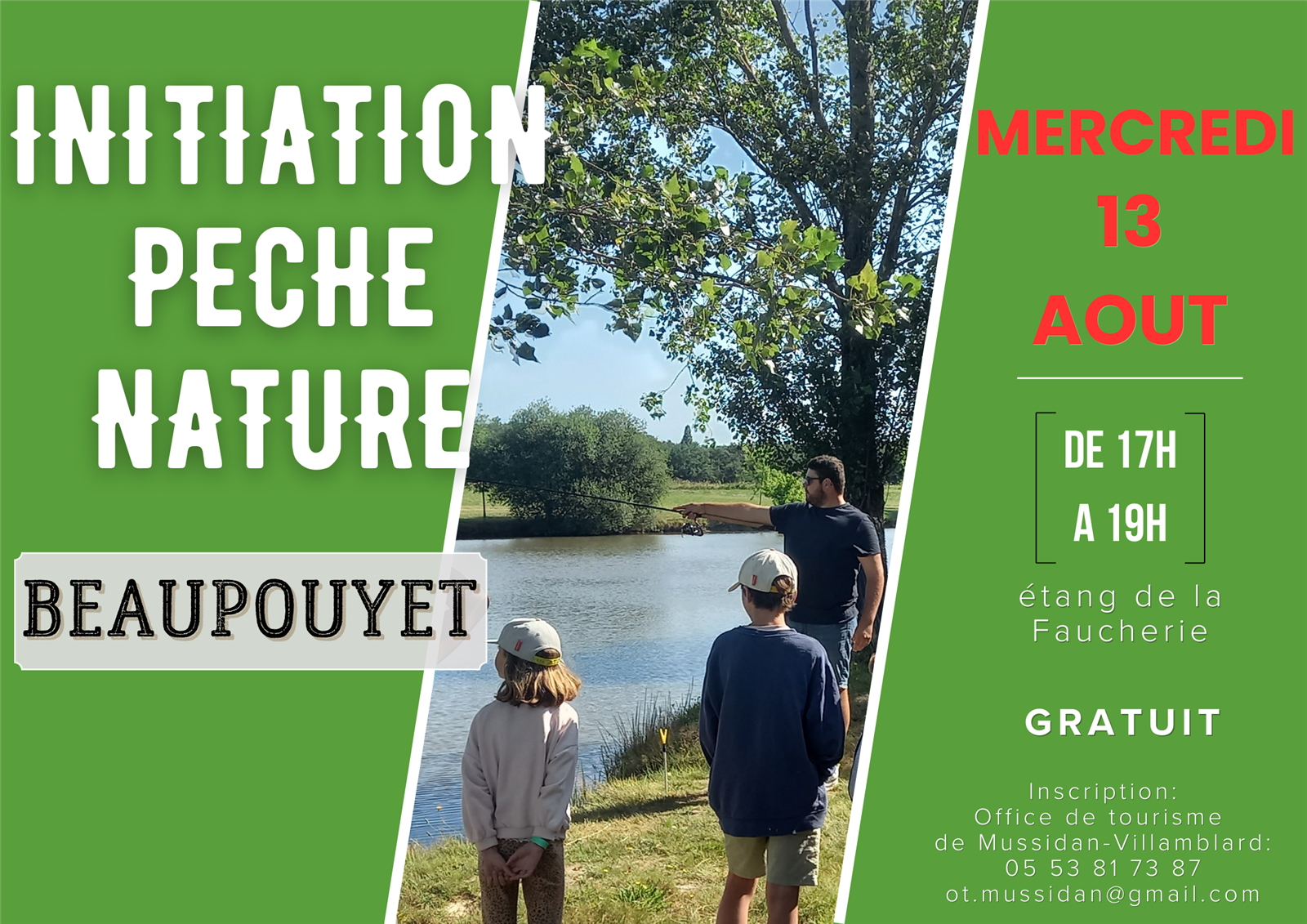 Initiation à la pêche nature