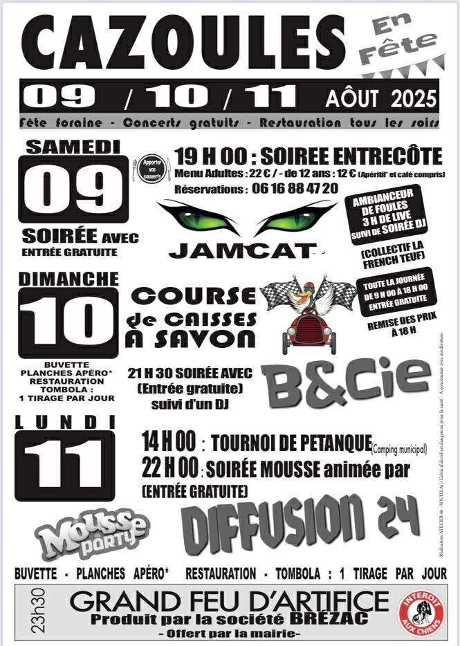 Cazoulès en fête !