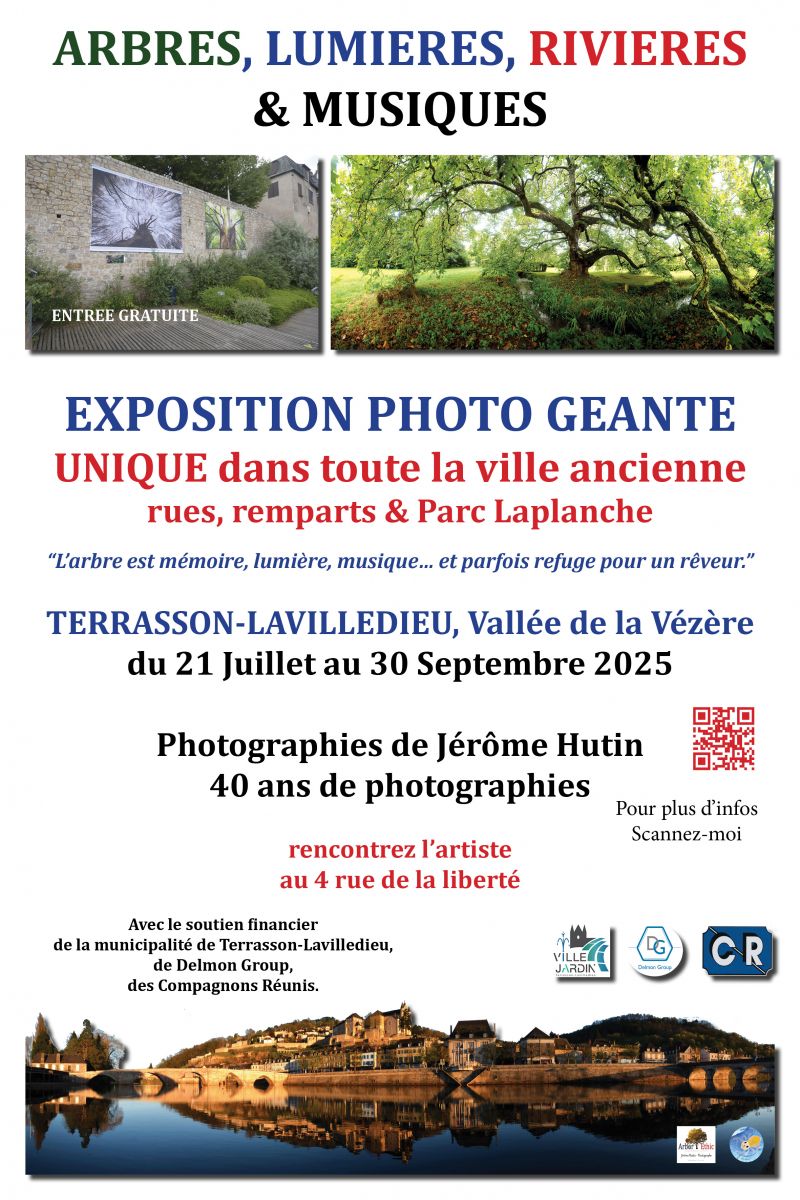 Exposition géante "Arbres, lumières, rivières, ...