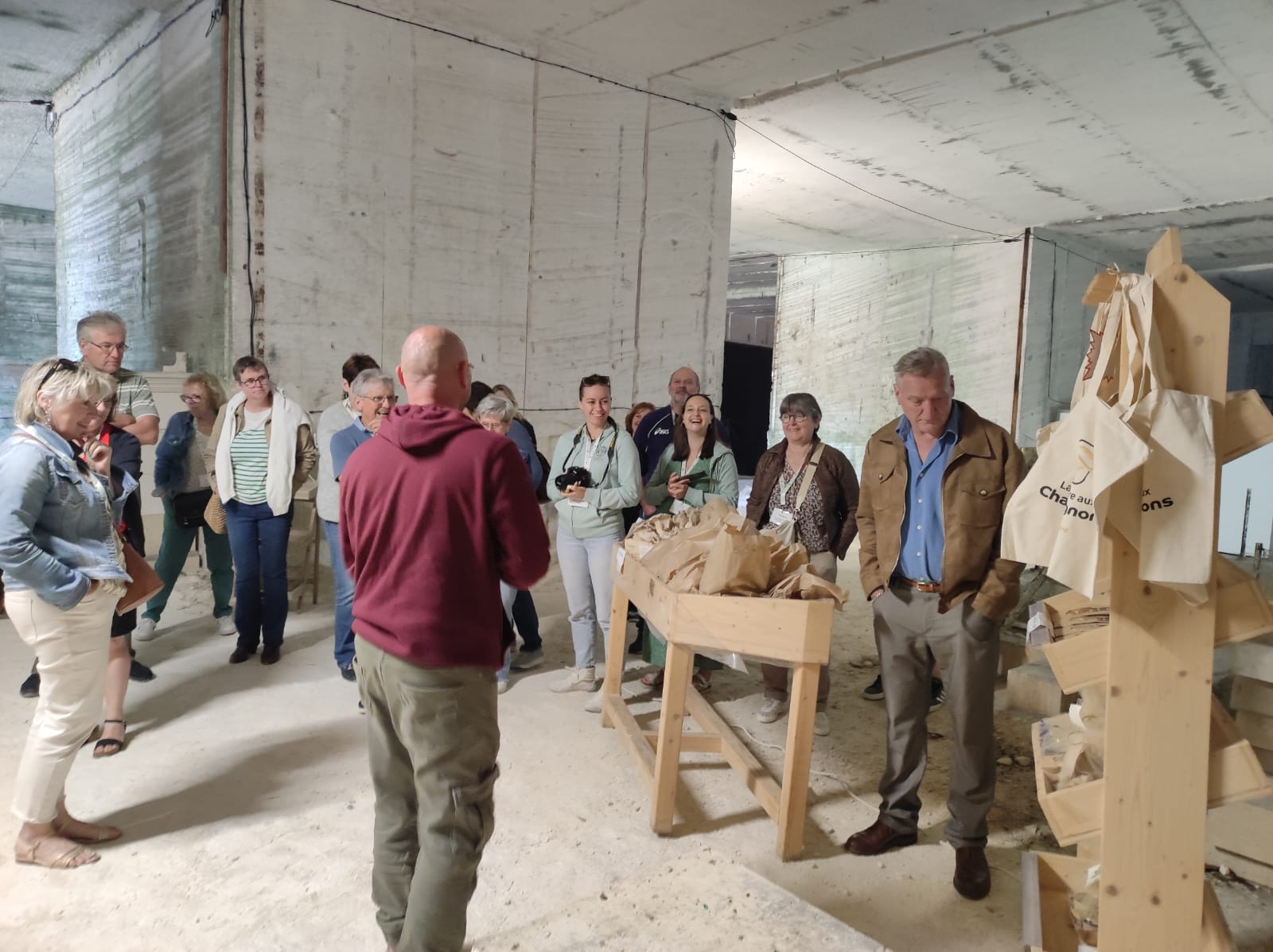 Visite de la Carrière aux Champignons