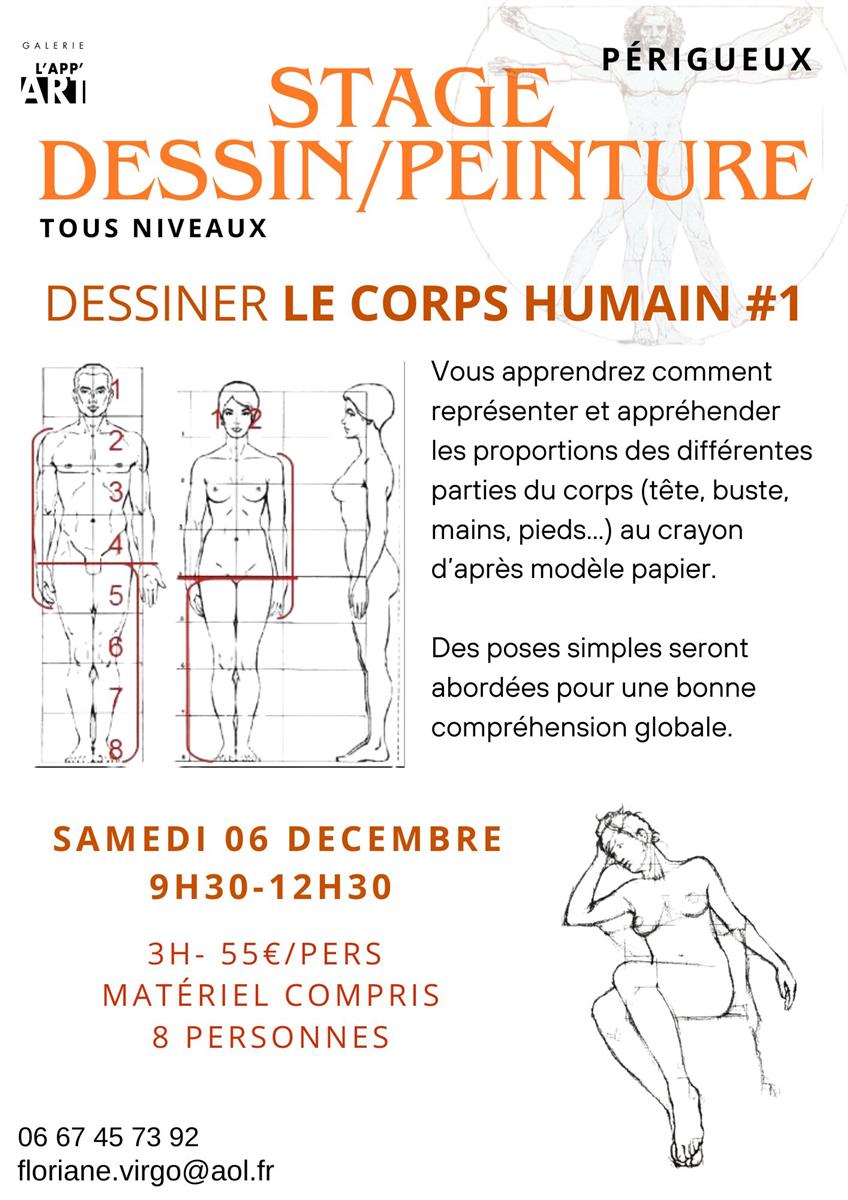 Stage dessin-peinture "Dessiner le corps humai ...