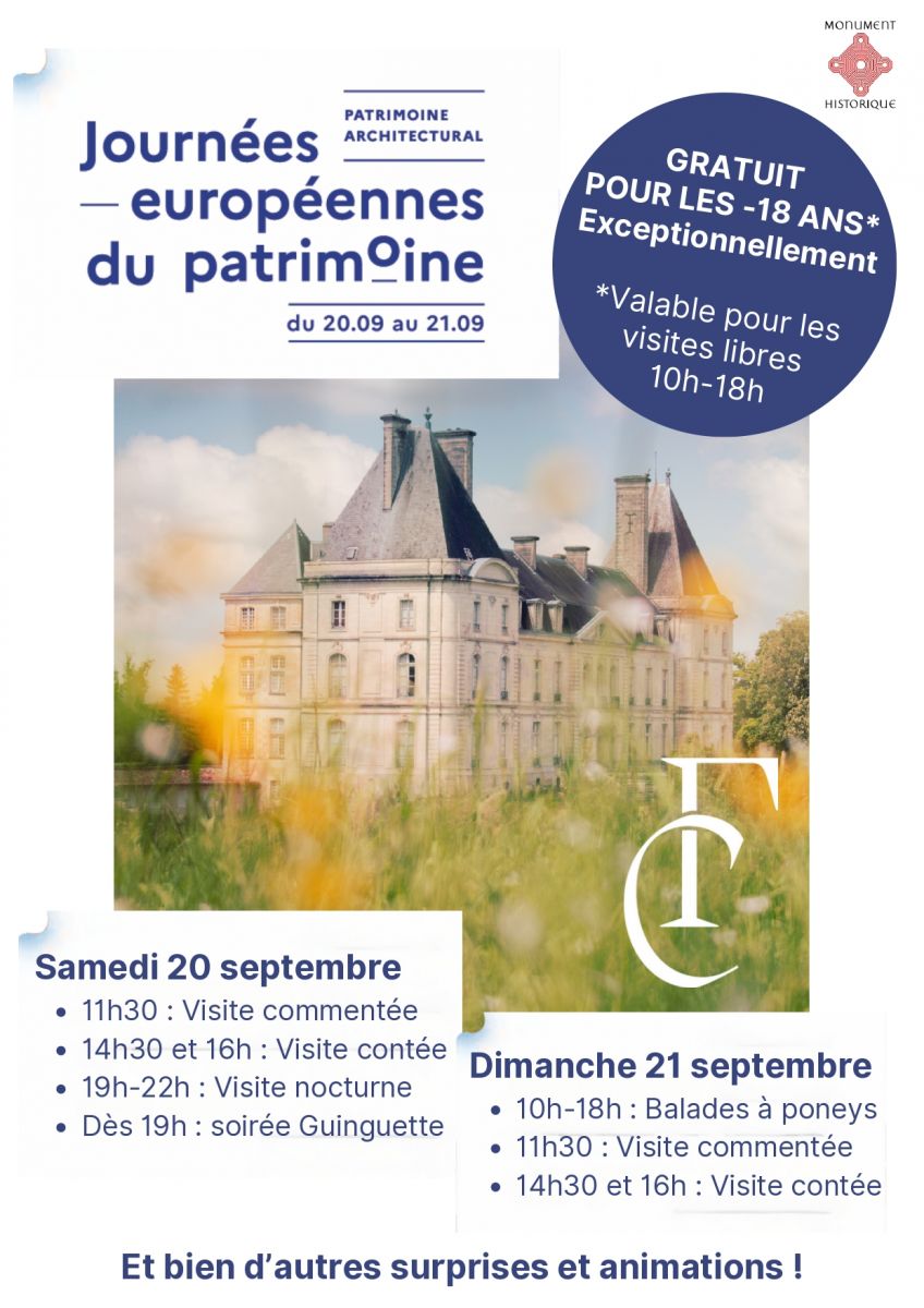LES JOURNÉES DU PATRIMOINE AU CHÂTEAU DE FAYOLLE