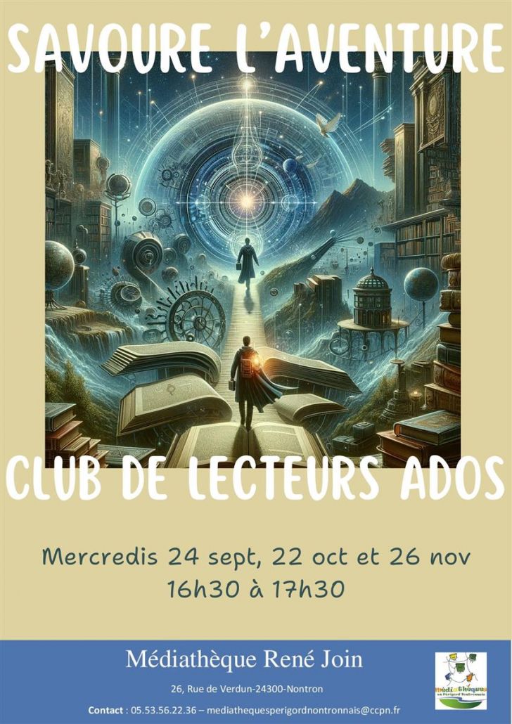 Savoure l'aventure : club de lecteurs ados
