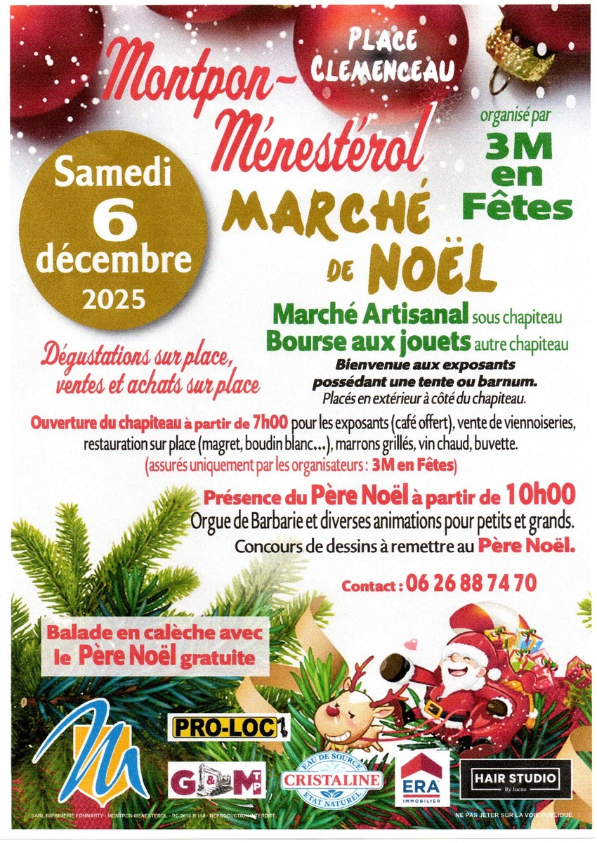 Marché de Noël de 3 M en fêtes