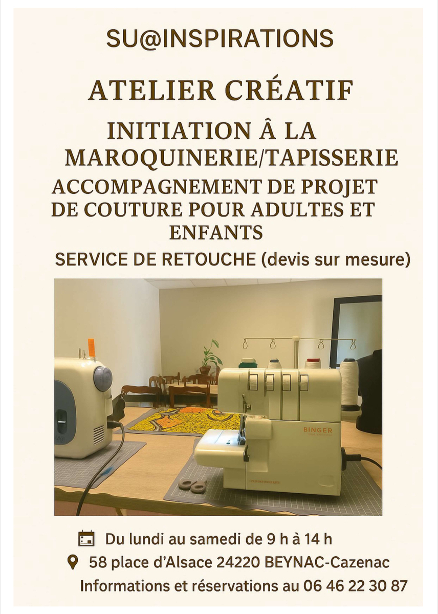Atelier créatif : initiation à la maroquinerie ...