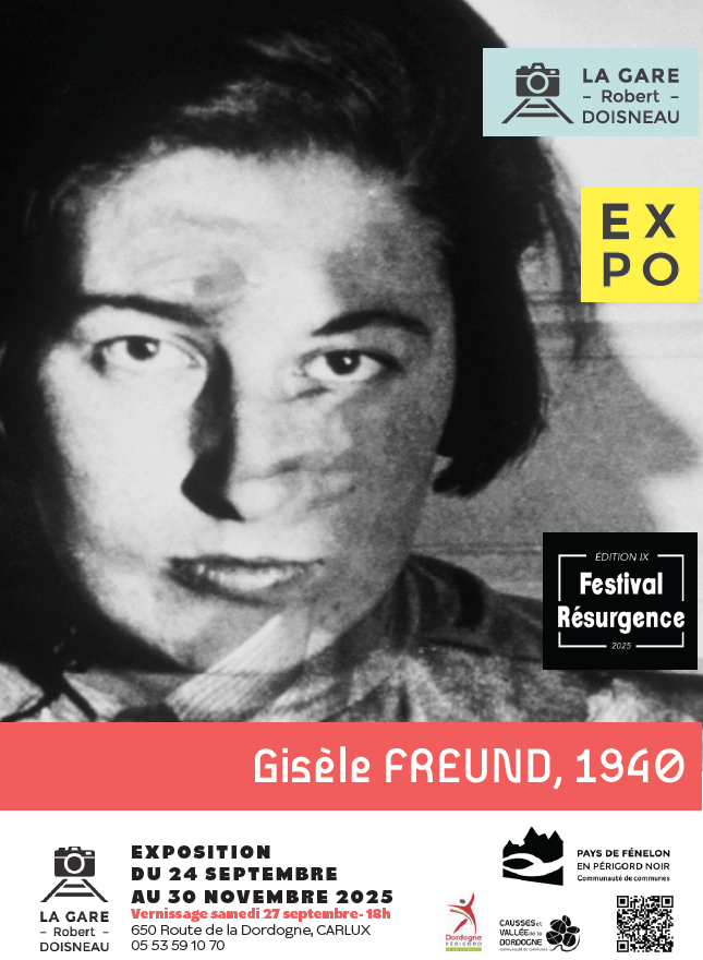 Expo « Gisèle Freund, 1940 » à la Gare Robert  ...