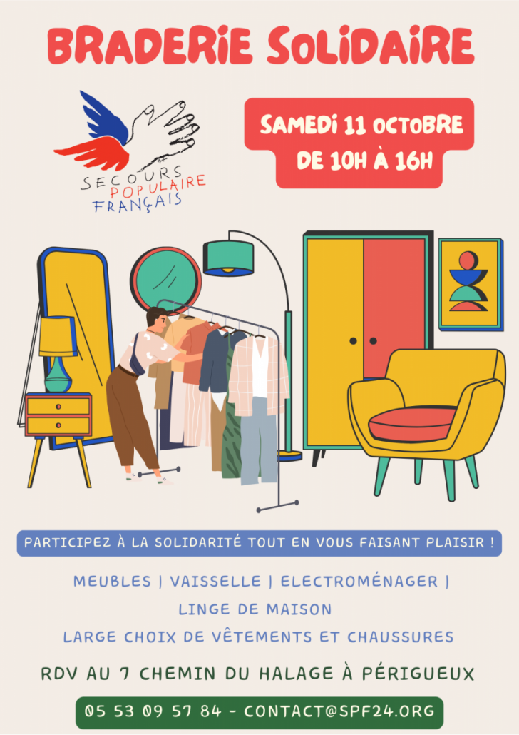 Braderie solidaire du Secours populaire