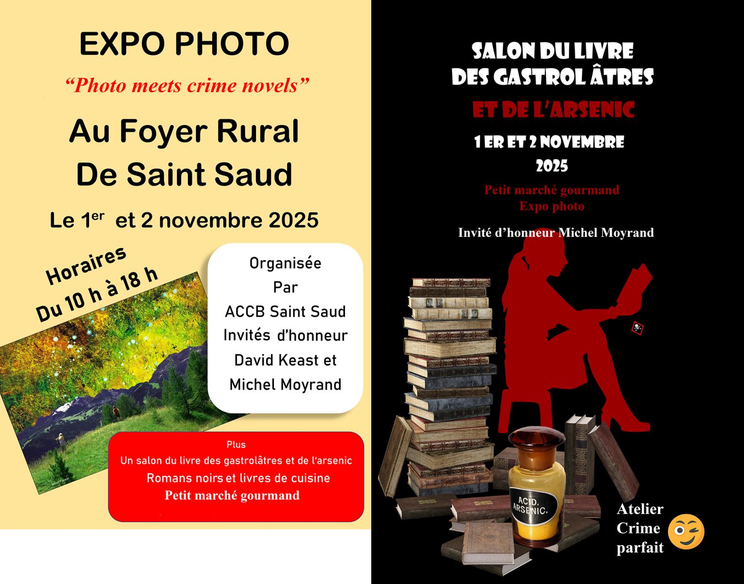 Marché gourmand et Salon du livre gastronomique.