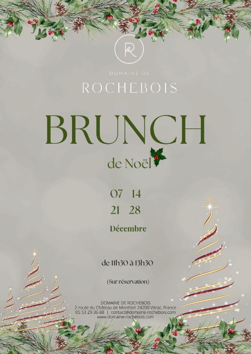 Brunch de Noel au Domaine de Rochebois