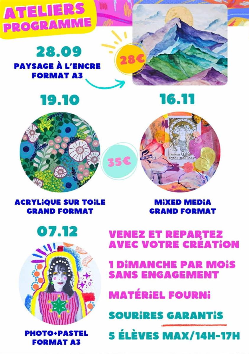 Ateliers Art multi-techniques