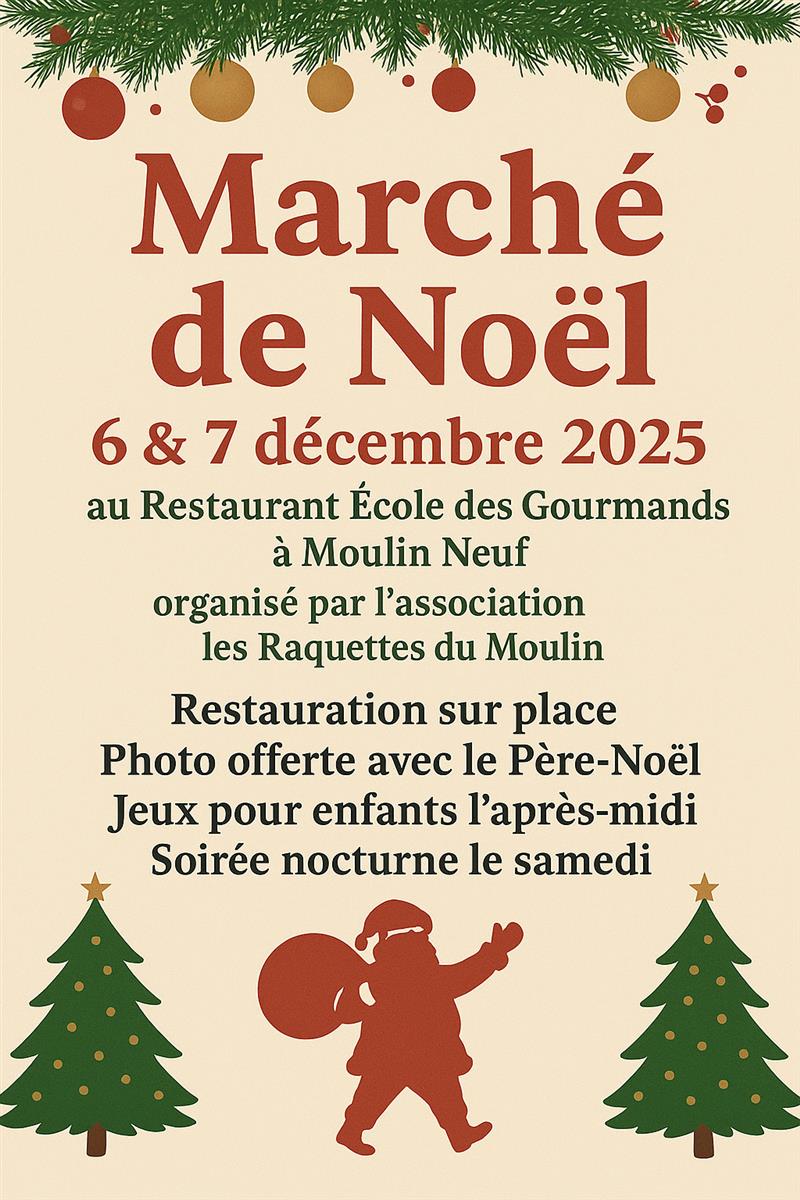 Marché de Noël à l'Ecole des Gourmands