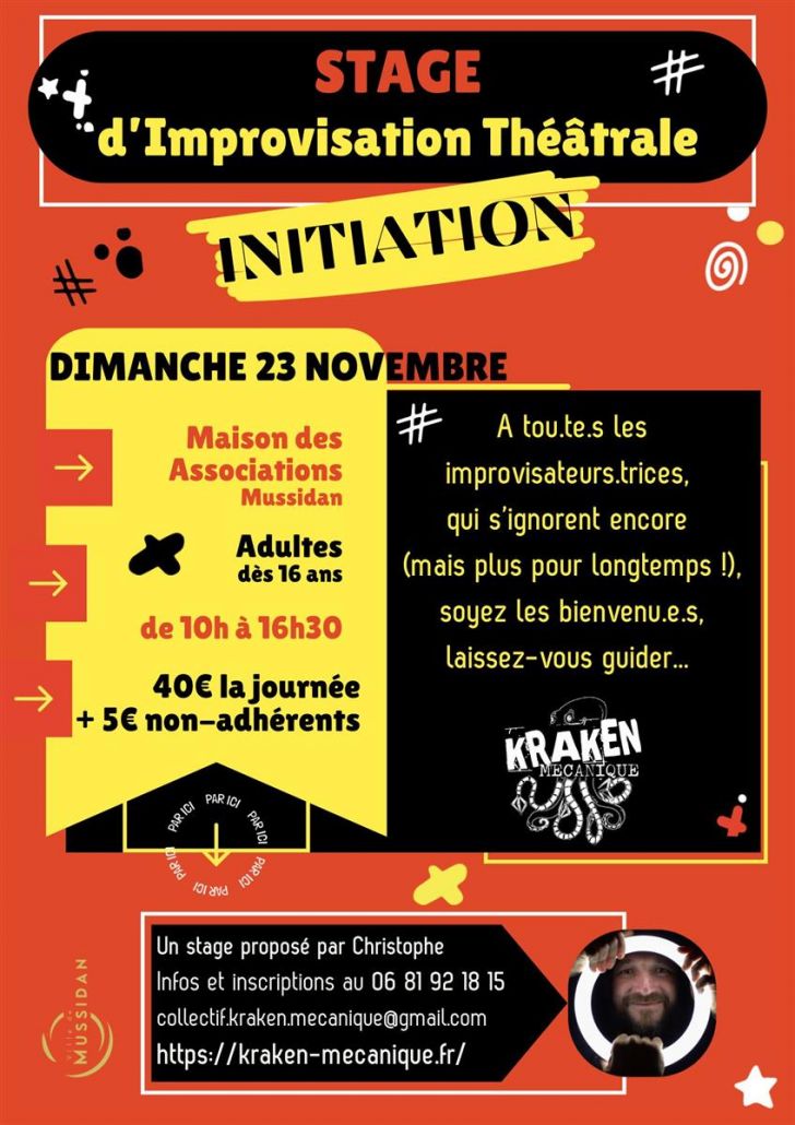 Stage d’improvisation théâtrale