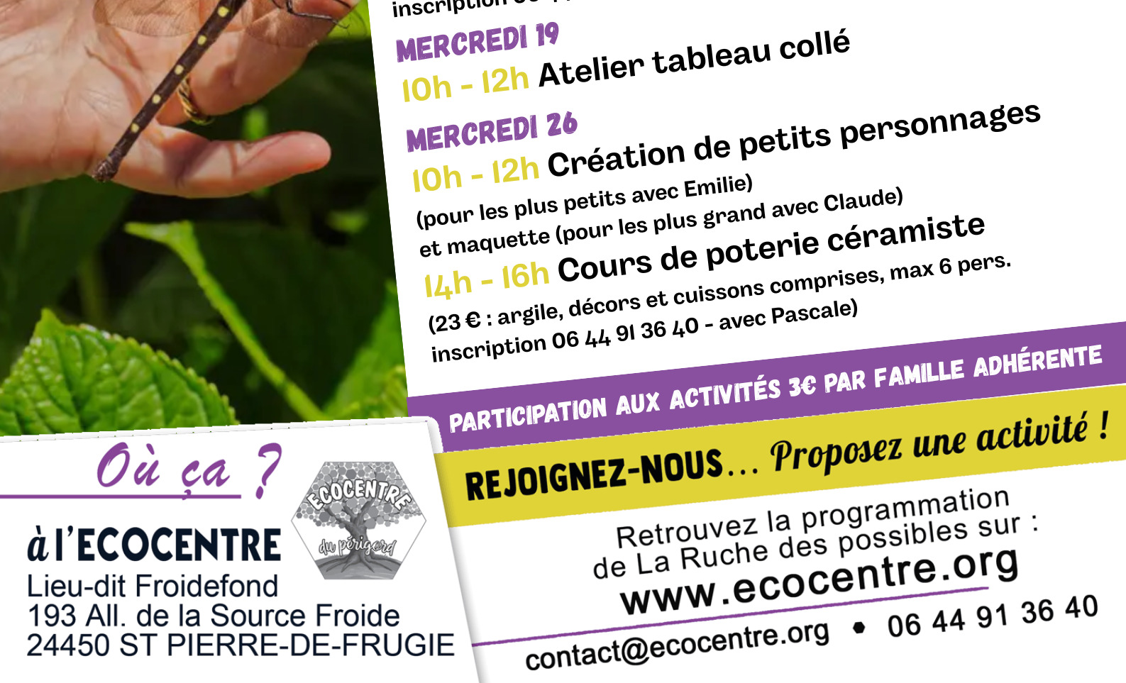 Mercredi en famille : "Mes tableaux collés"