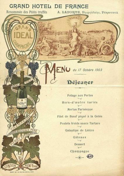 Conférence - Des menus illustrés aux reliures  ...