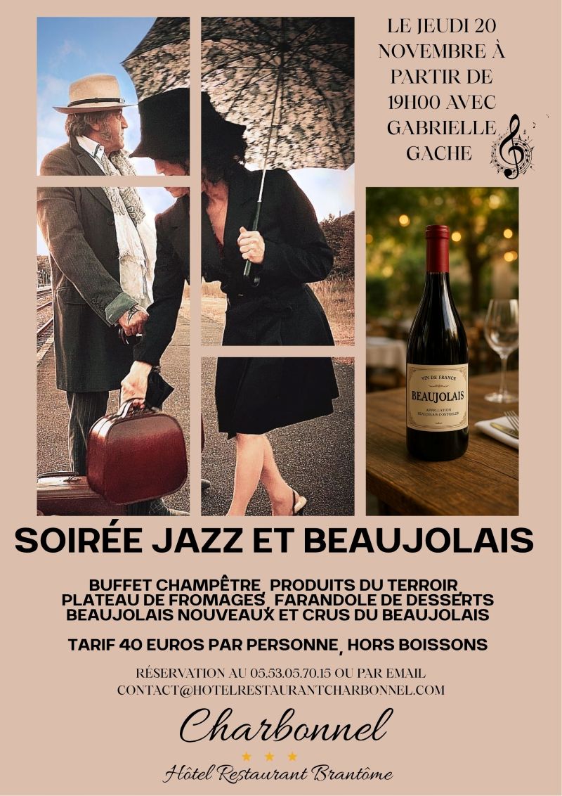 Soirée jazz et beaujolais