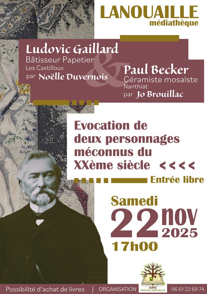 Conférence sur Ludovic Gaillard et Paul Becker