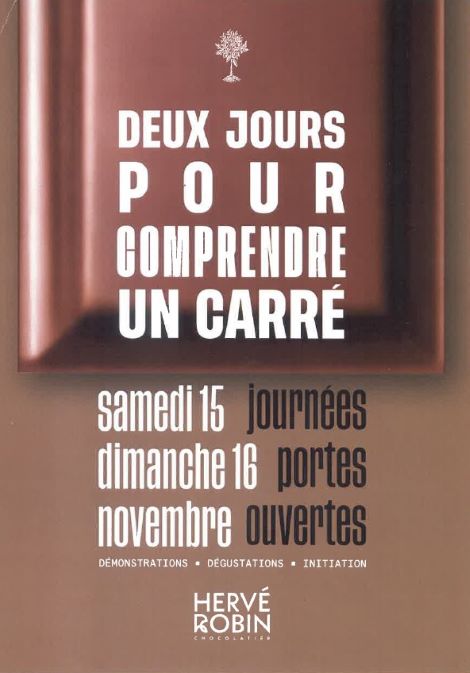 Hervé Robin Chocolaterie | Deux Jours Pour Com ...