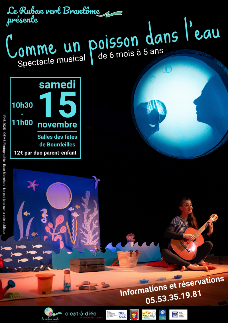Spectacle musical "Comme un poisson dans l'eau"