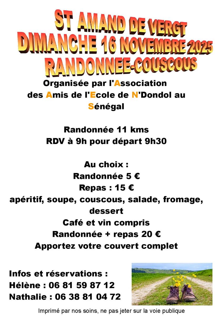 St Amand de Vergt - Dimanche 16 Novembre 2025  ...