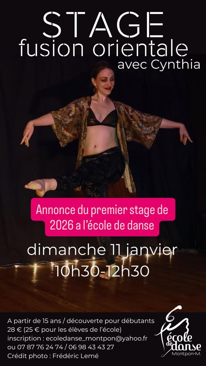 Stage de danse : fusion orientale