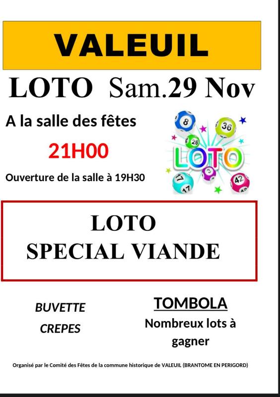 Loto "spéciale viande"