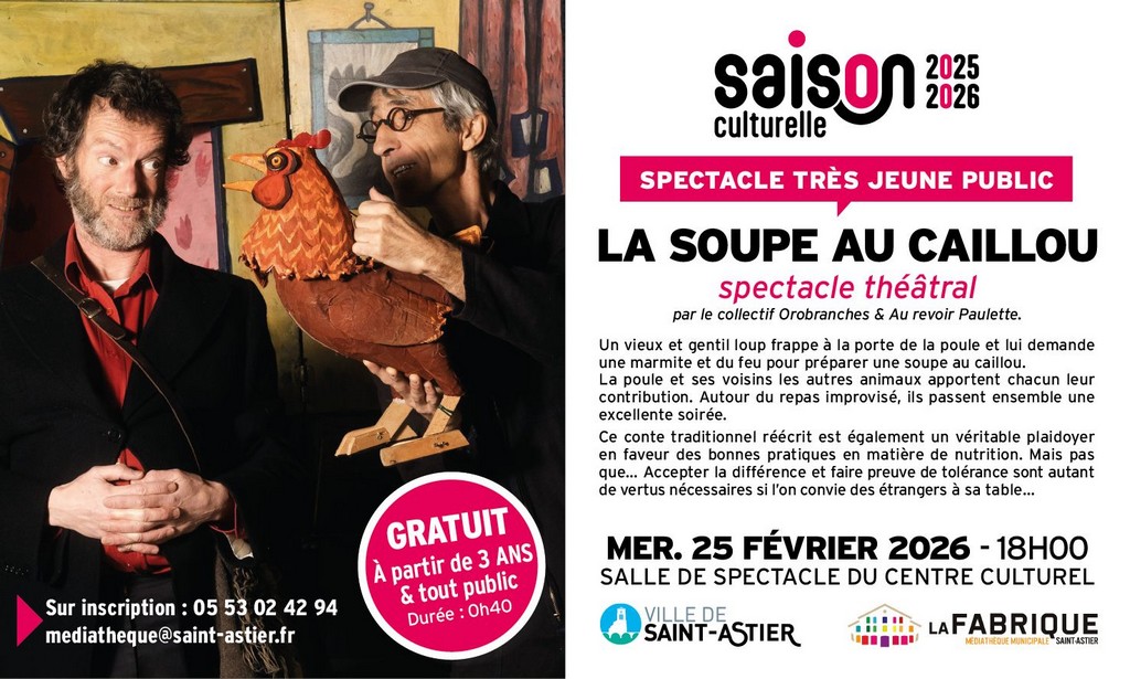 Spectacle théâtral "La Soupe au Caillou"
