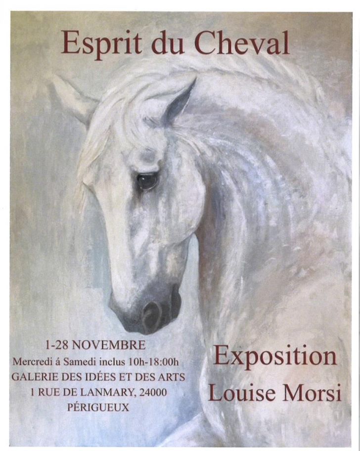 Exposition : L'Esprit du Cheval - Louise Morsi