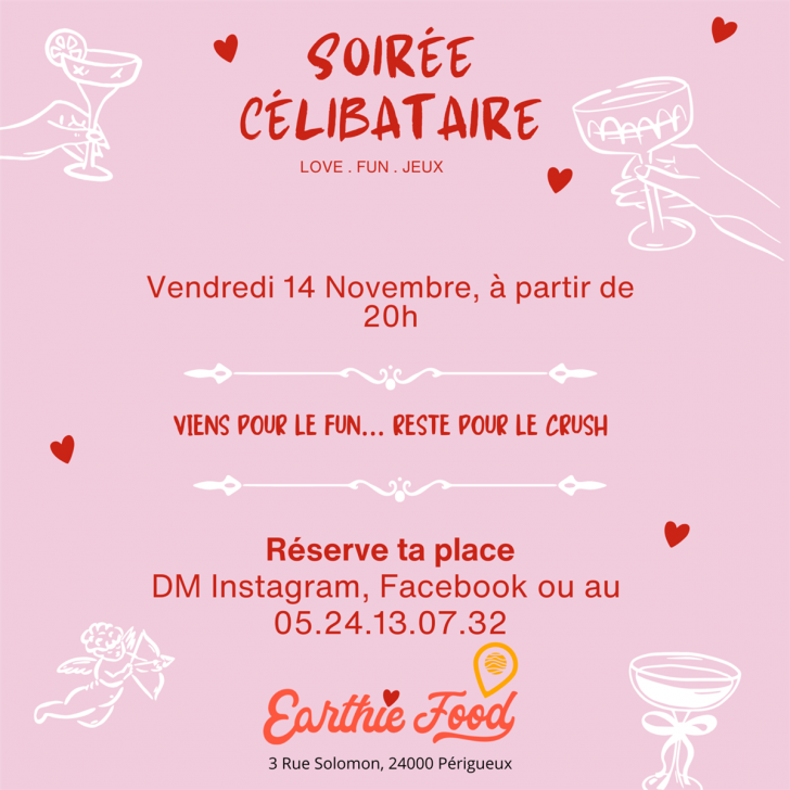 Soirée célibataire - Earthie Food