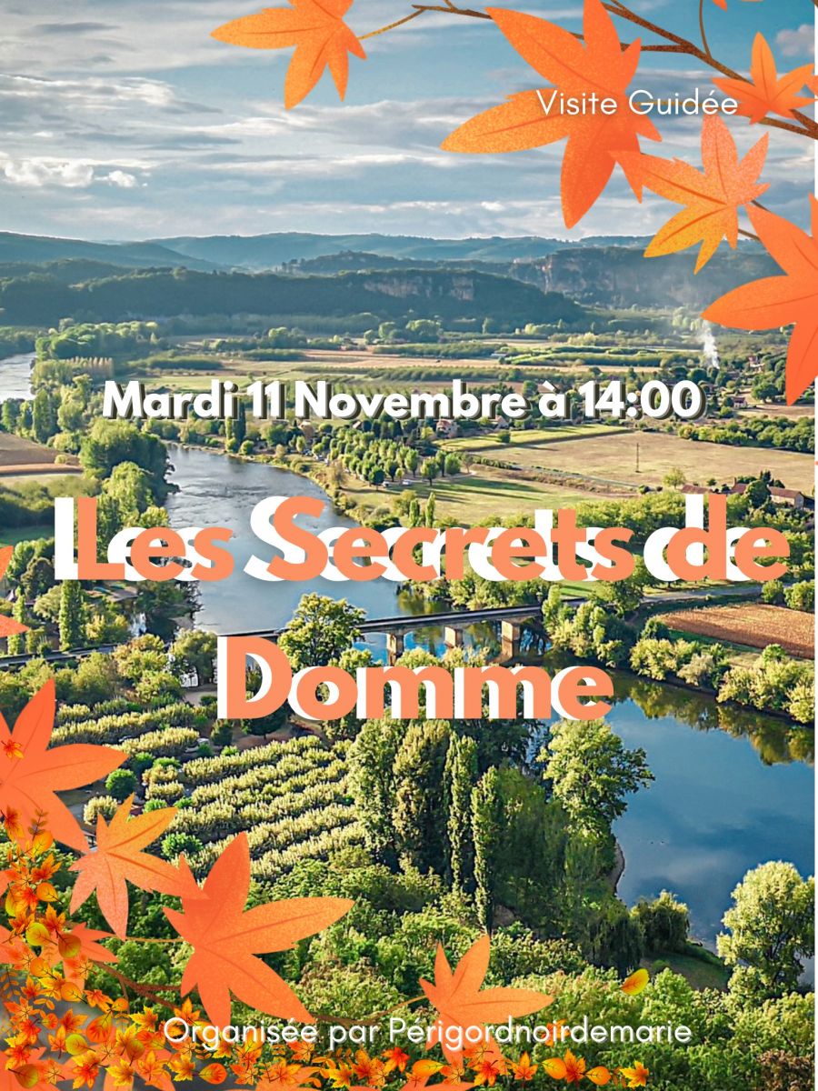 Visite de Domme, mardi 11 novembre à 14:00