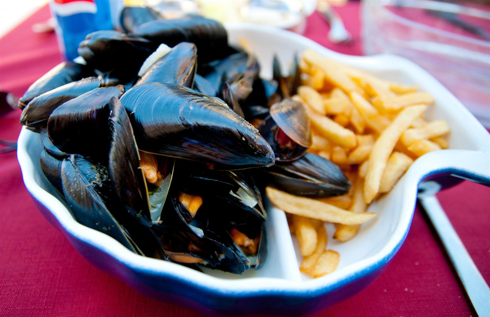 Repas Moules-Frites