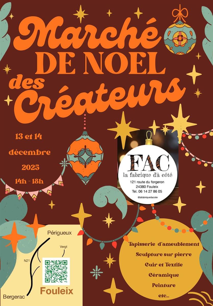 Marché de Noël des créateurs de Fouleix