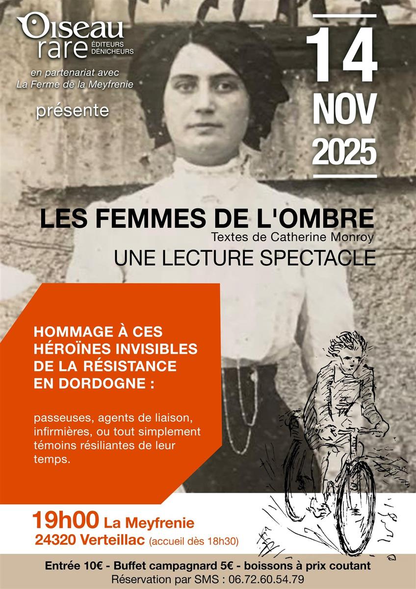 Lecture Spectacle "Les Femmes de l'Ombre"