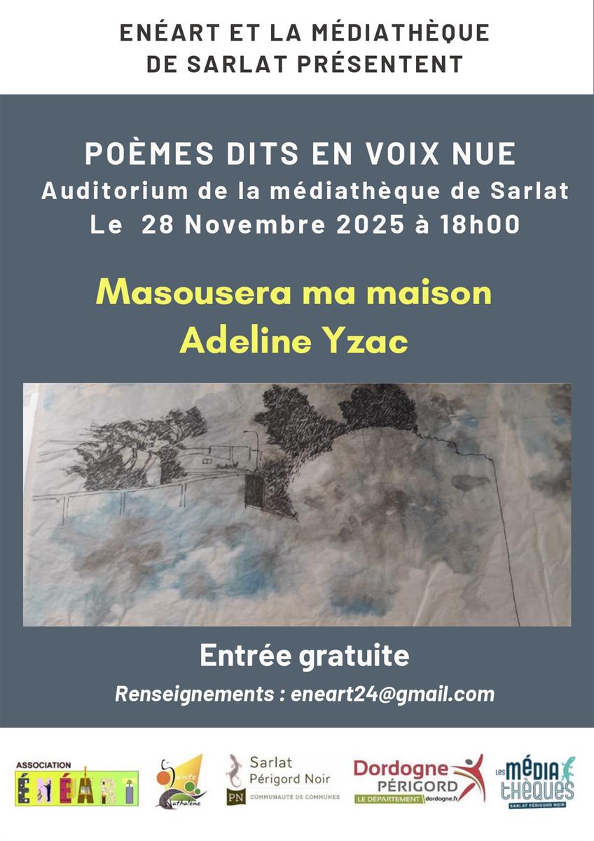 Soirée Poésie : Adeline YZAC dira "Masousera m ...