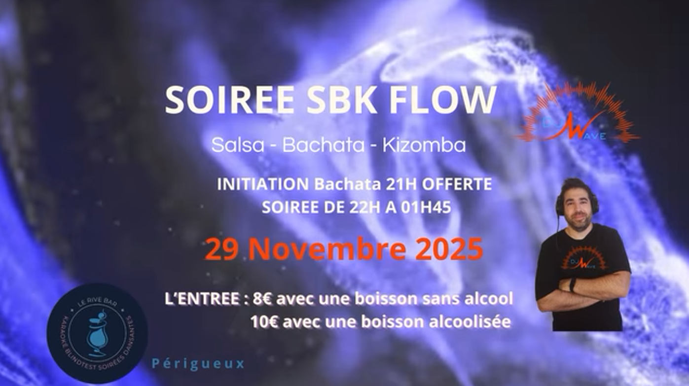 Soirée SBK FLOW - Bar Le Rive