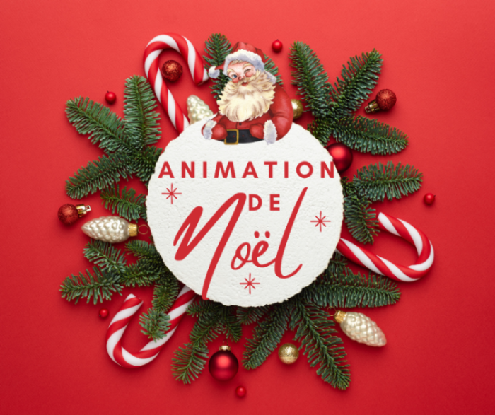 Animation de Noël sur le marché