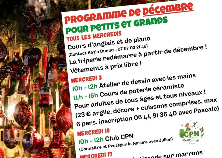 Mercredi en famille : Le club CPN