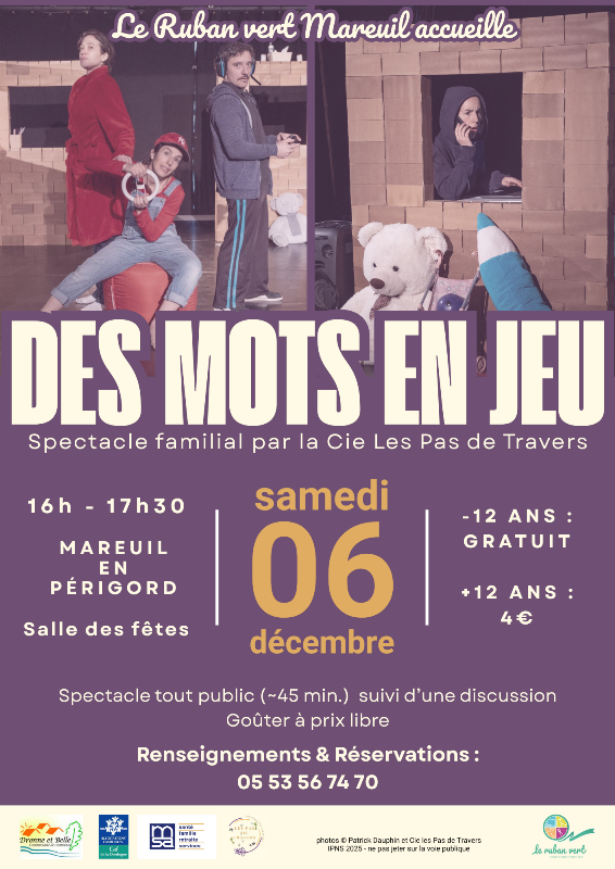 Spectacle familial: Des mots en jeu