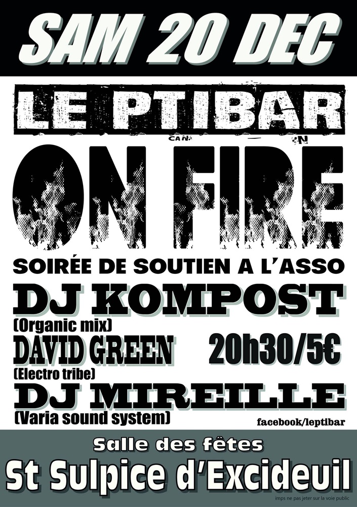 Le Ptibar on fire !