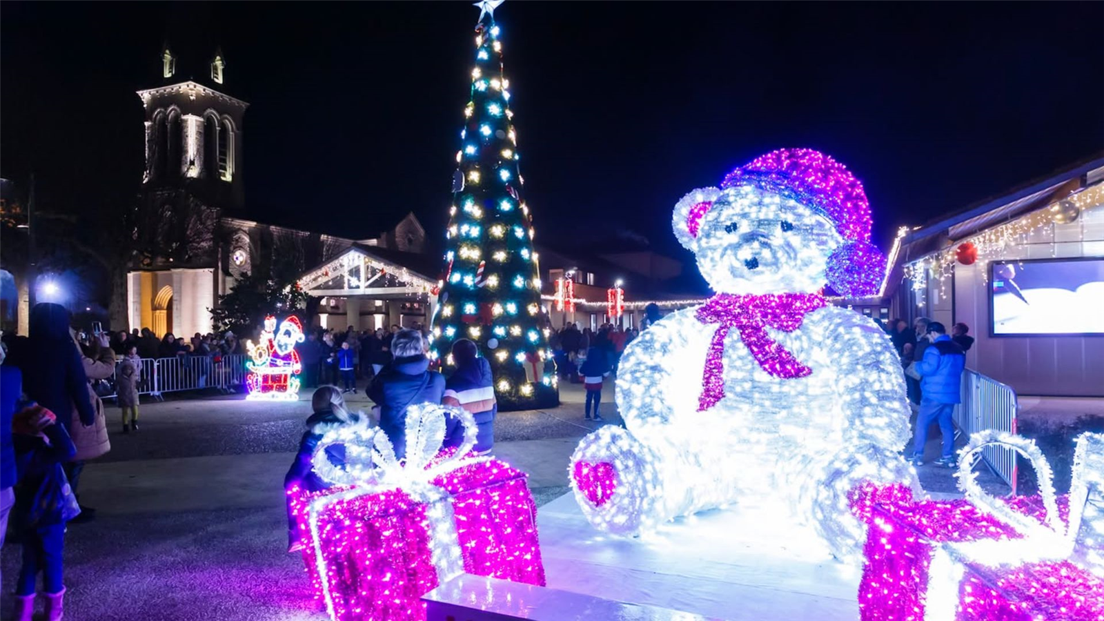 Lancement des illuminations de Noël