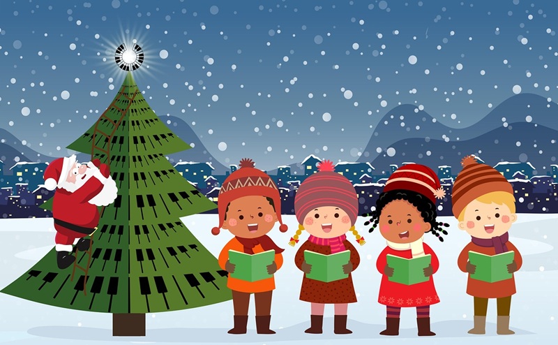 Concert de chants de Noël à l'église de Saint  ...