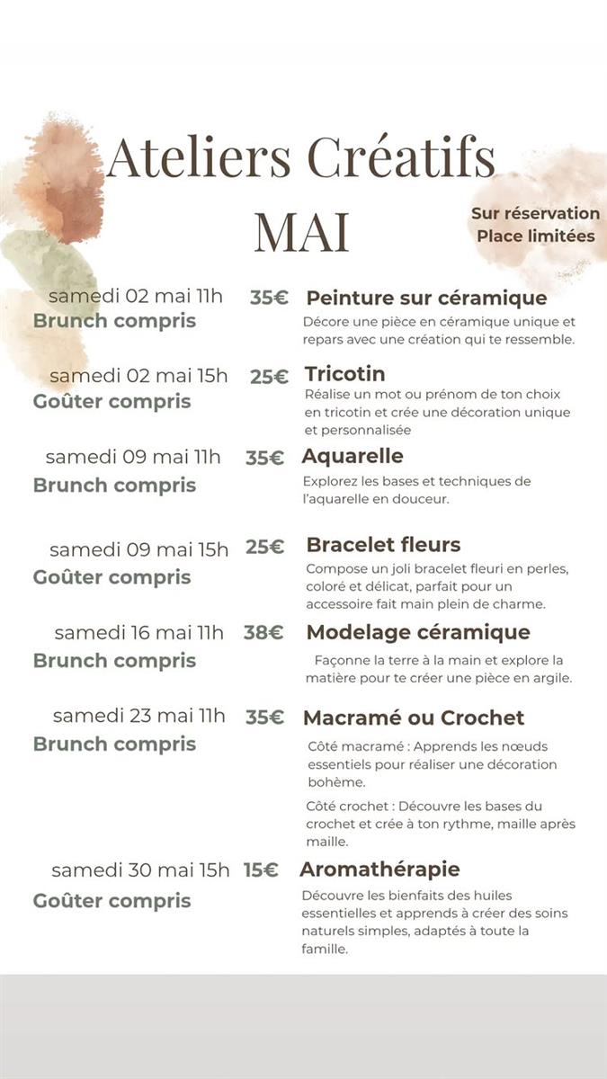 Initiation Aromathérapie et goûter - Maison Tarte