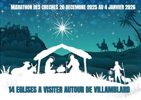 Marathon des crèches Villamblard et communes a ...