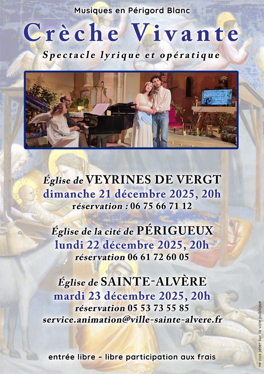 Crèche vivante - Spectacle lyrique et opératique